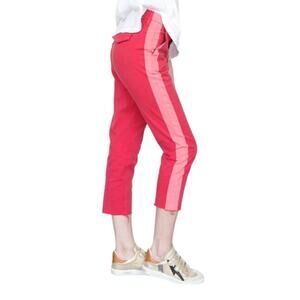 Mother The Shaker Prep Frayed Jeans Poppy Pink Women 26